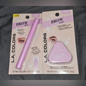 L.A. Colors Brow Wax & Soap Set in Clear BNIB